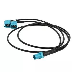 BMW 메르세데스벤츠 오디오 미디어 네비게이션 시스템에 맞는 자동차 GPS 안테나 분배기 케이블 안드로이드