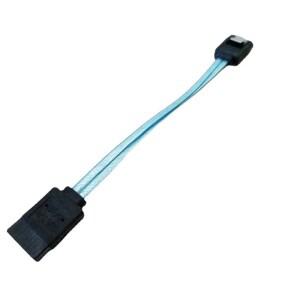 초단파 SAS 라인 더블 듀얼 채널 SATA3 하드 드라이브 데이터 케이블  6Gbps 스트레이트 헤드  파편 10cm