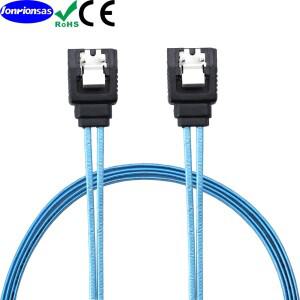 SATA 케이블 III to 스트레이트 12Gbps HDD SDD 데이터 잠금 래치 포함 SSD  CD 드라이버 호환