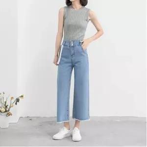 친절한탄씨 데님팬츠 연청 스판 여성 하이웨스트 청바지 부츠컷 여성청바지 여성청바지부츠컷