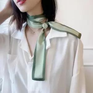 패션 롱 여성 모조실크 캔디 주기 스카프 좋은 포인트
