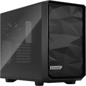 프랙탈 디자인 메시파이 2 컴팩트 블랙 ATX 유연한 고풍류 조명 틴티드 강화 유리 창문 미드 타워 컴퓨터