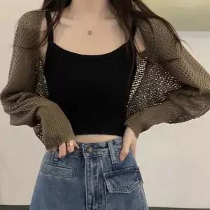 여자 여름 여행 룩 주말 나들이 썸머 볼레로 가디건 iUF51uva