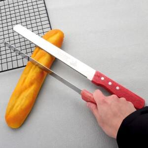 톱니 모양 빵칼 10인치 케이크 토스트 커팅 나이프 긴 바게트 커터 스테인리스 스틸 식빵 슬라이서 베이킹
