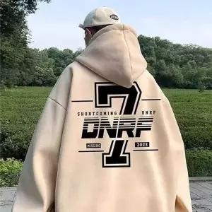 [골드스마일]기모 맨투맨 후드티 남자 백로고 프린팅 오버핏 스트릿 캐주얼옷