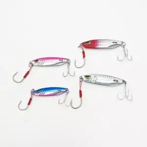 바다낚시 루어낚시 크롬 메탈지그 홀로그램 핑크 20g 전갱이 고등어루어 (WB74B54)