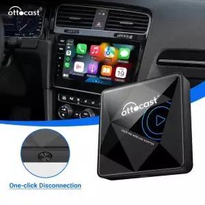 OTTOCAST U2 Air Pro 자동차 어댑터 유선 CarPlay 자동차-무선 빠른 연결 속도 플러그 앤 플레이 최신 동글