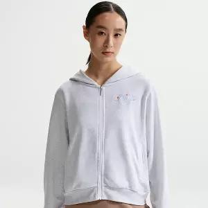 [나이키]스포츠웨어 칠 테리 여성 루즈 풀집 프렌치 후디 IR7571 051
