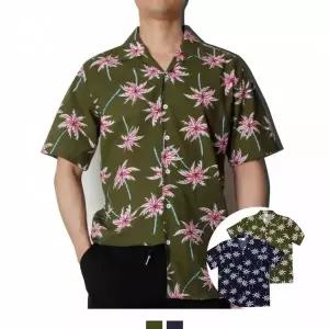 TBZ 국내생산 동남아 하와이안 남자휴양지셔츠
