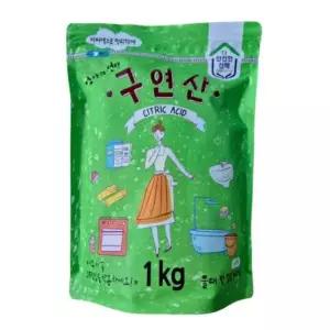 싱크대 주방 욕실 청소용 세정제 구연산 1kg