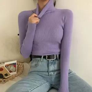 베이직 여성 목폴라 폴라티 티셔츠 데일리 여성 골지 티셔츠 겨울
