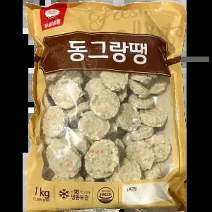 동그랑땡 (천일식품 약85알 1K) X5 포장전문점 대량할인 대량판매 부침용 미트볼 학교앞분식