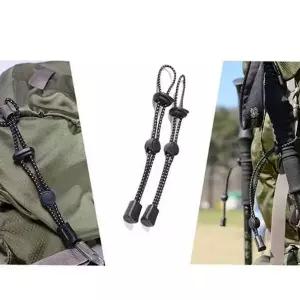 다용도 등산 로프 홀더 아웃도어 스틱 로프 버클 고정 야외