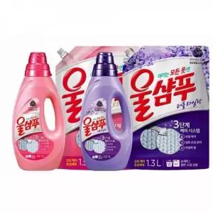 [콩심팥심]울샴푸 용기 리필형 순한세정제 속옷세제 빨래 샴푸 세탁 중성세제