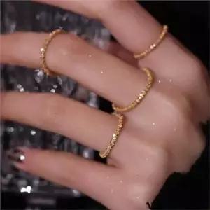 반지 5호지름1.5cm 여성 반지 얇은 레이어드 여성 데일리 우정