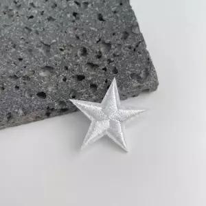 [아우트66]DIY 별 기본 와펜 와펜스티커 (흰색)