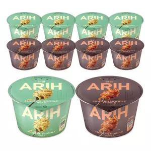 아리 ARIH 모던누들컵 봉골레 115g 5개 + 후추라볶이 130g 5개