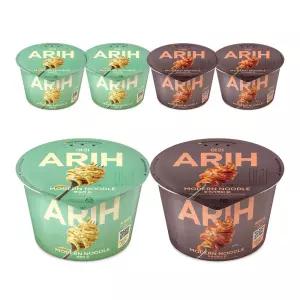 아리 ARIH 모던누들컵 봉골레 115g 3개 + 후추라볶이 130g 3개