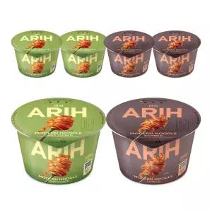 아리 ARIH 모던누들컵 김볶음면 125g 3개 + 후추라볶이 130g 3개