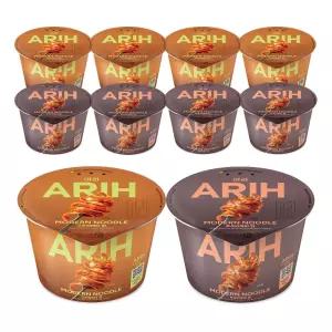 아리 ARIH 모던누들컵 고추장버터 125g 5개 + 후추라볶이 130g 5개