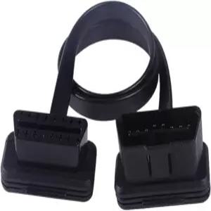 자동차 진단 도구 스캐너(30CM 케이블)를 위한 ELM 327용 JZXUPTUVI OBD2 연장 16핀 남성에서 여성으로