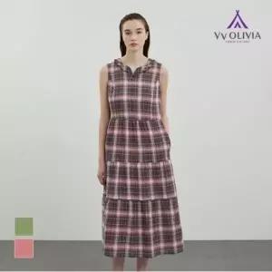 [올리비아로렌]비비올리비아 MG01 체크 프린트 원피스 신선도원몰 VVCOA4M5261 (S50311866)