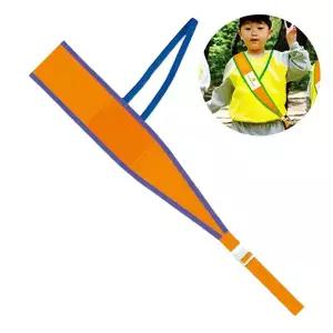 어린이 미아방지 형광 안전띠 주황 파랑 10개입 1P 야외 인솔