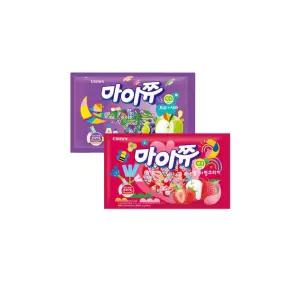 크라운 마이쮸 딸기핑크리치 720g + 포도사과 720g