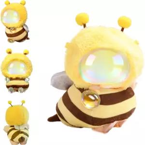 6.7인치 17cm 인형용 귀여운 꿀벌 의상 재미있는 옷 공원 테마 액세서리 2피스 세트는 3D 느낌으로