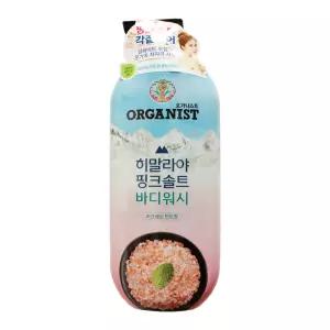 엘지 오가니스트 바디워시 히말라야 핑크솔트 리프레싱 민트향 900g 1개