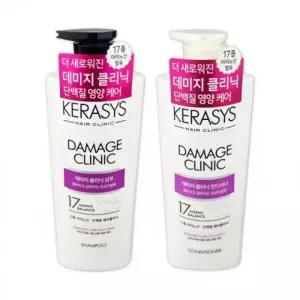 케라시스 데미지 클리닉 단백질 샴푸 + 컨디셔너 600ml 2종세트-D