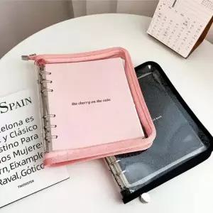 A6 와이드 6공 다이어리 육공 만년 속지 포함 체리