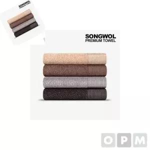 ( )40수코마사 연회색 수건 욕실용 면타월 호텔수건 고급타월 호텔타올 기념타올