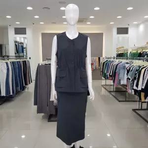 꼼빠니아 포켓포인트 야상 베스트-CAEU5-WVT200챠콜,카키_KG 509935