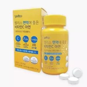 웰러스 비타민C 아연 60정