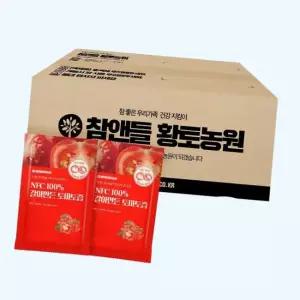 참앤들황토농원 국산 NFC 착즙 갈아만든 토마토즙 100ml 100포 2개 4981697