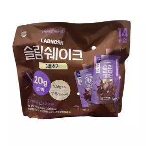 랩노쉬 슬림쉐이크 초코맛 45g x 28개