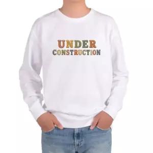 맨투맨 다양한그림 지금은 보수중 under construction 챗지피티