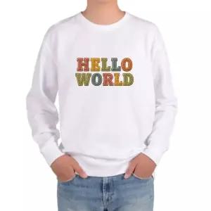 맨투맨 다양한그림 세상아 안녕 HELLO WORLD 제미나이 챗지피티