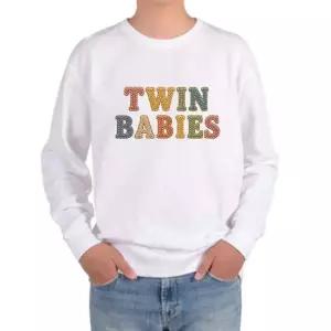 맨투맨 다양한그림 쌍둥이아가들 twin babies 쌍둥이아이들 제미나이