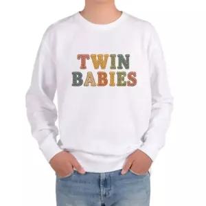 맨투맨 다양한그림 쌍둥이아가들 twin babies 쌍둥이아이들 챗지피티