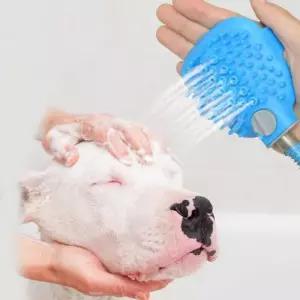 호스 애견샤워기 마사지기 강아지 고양이 마사지 목욕 욕실 실리콘 브러쉬