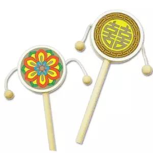 미술놀이재료 전통문양 만들기DIY 5인용 만들기재료 공예재료 미술재료 쿵따따 악기만들기키트 미니소고 중