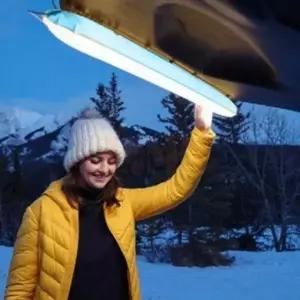 ( )휴대용 led 일자등 60cm 식탁등 자석텐트등