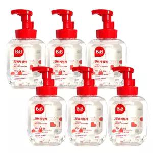 비앤비 젖병세정제 거품형 용기 450mL x 6개