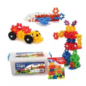 블록완구 한립토이스 해피 미니 사각블럭 220pcs