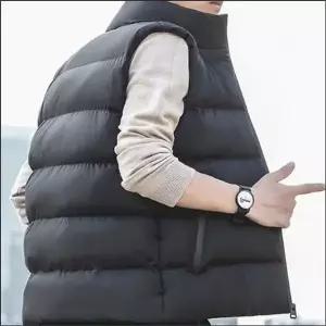 [하프클럽/]레이어드 패딩조끼 웰론조끼 베스트 점퍼 남자 겨울