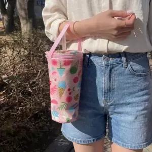테이크아웃 커피 텀블러 보냉백 아이스크림 파우치