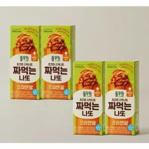 [신세계 가공](강남점)풀무원 짜먹는나또 오리엔탈 4개 (210g*4ea)[냉동]