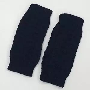꽈배기 니트 핸드워머 손토시 블랙 핸드워머 겨울팔토시 암워머 손목토시-WFMOGAM
